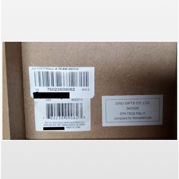 New Home Football Décor - Picture 5 of 7